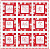 ‘Daisy’s Redwork Garden’ Quilt