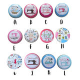 Round Sewing Tins