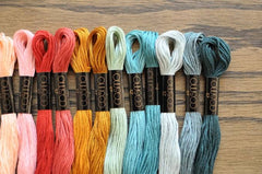 COSMO Seasons Variegated Embroidery Floss - 9016, 9017, 9018, 9019